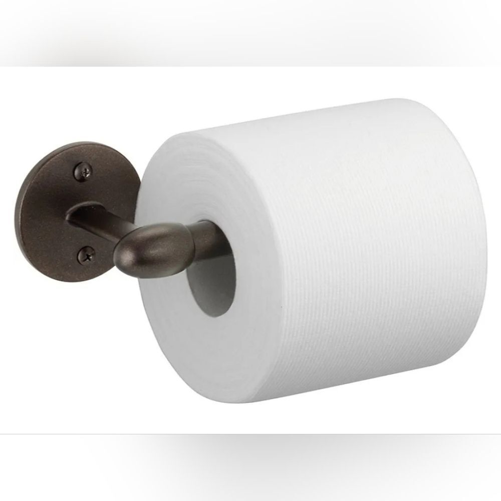 🩵InterDesign Bronze Wall Mount Tissue Holder Set of 2